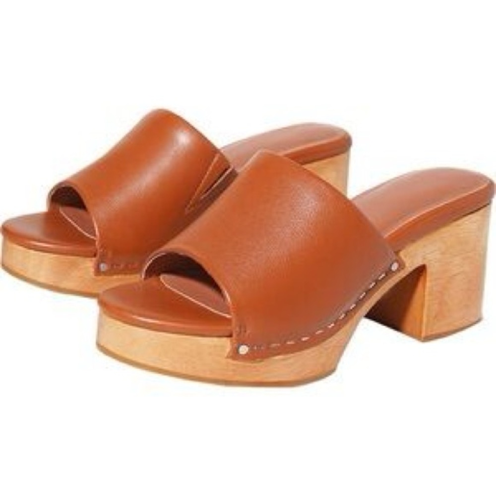 Charlotte Stone Clog Open Toe Clogs
